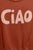 Tommy sweater in Maronifarben mit dem CIAO Print für Frauen