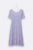 Enea Kleid in hellblau/rosa gestreiftem Ribjersey für Frauen