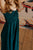 Juliet Kleid in petrol farbenem Jersey für Kinder