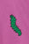 Tara sweater in lila mit kleiner Raupen Stickerei für Frauen