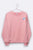 Tara sweater in rosa mit Blumen Stickerei für Frauen