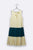 Tilda Kleid in hellgelb und petrol farben für Kinder