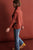 Tamina Pullunder in warmen Rotbraun für Kinder