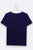 Balthasar t-shirt in violetblau mit Muschel Stickerei für Frauen