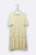 Lea Kleid in hellgelb mit kleiner Eis am Stiel Stickerei für Kinder