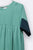 Romy Kleid in Smaragd grünem und navy Tencel für Frauen