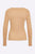 Tammo Longsleeve in bronze farbenem Ripp Jersey für Frauen