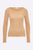 Tammo Longsleeve in bronze farbenem Ripp Jersey für Frauen