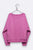 Tara sweater in lila mit kleiner Raupen Stickerei für Kinder