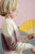 Tommy Sweater in beige / dunkelbraunem Dip-Dye für Kinder