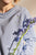Tommy sweater in Lavendelblau mit dem Birnen Print für Frauen